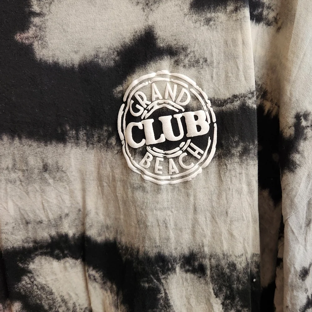 Grand Beach Club- Tie Dye Long Sleeve Tee - Picture 4 of 7